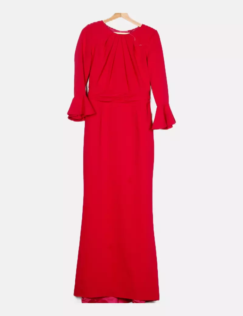 Jorge Vazquez Vestido maxi rosa de vestir