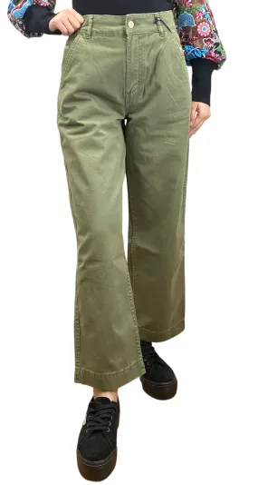 PULL & BEAR Pantalón Verde