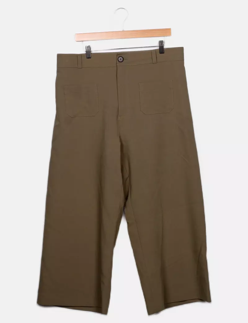 Zara Pantalones de tela Culotte